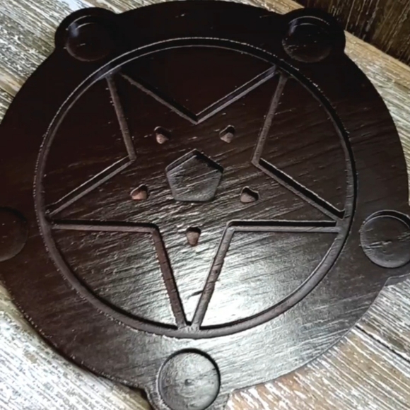 Wooden star sphere stand - Picture 2 of 2